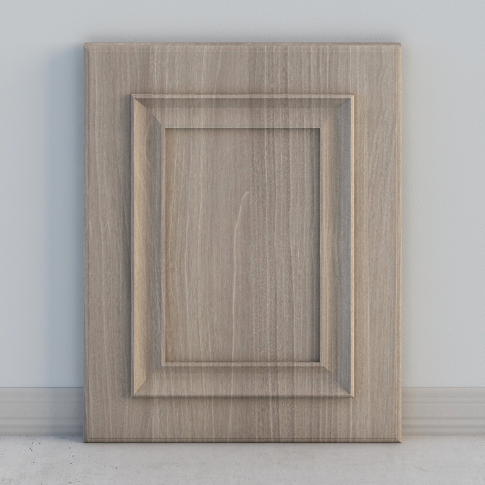 Elegant Low-Poly Cabinet Door 3D model