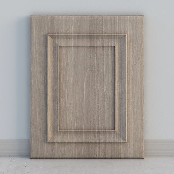 Elegant Low-Poly Cabinet Door 3D model