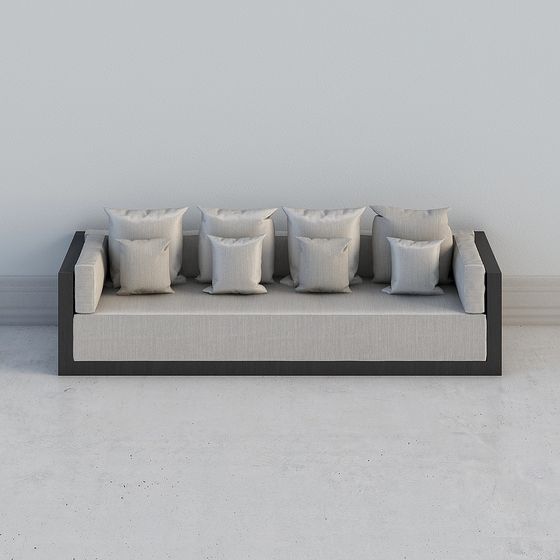 Urban Comfort 3D model Sofa for Modern Interiors