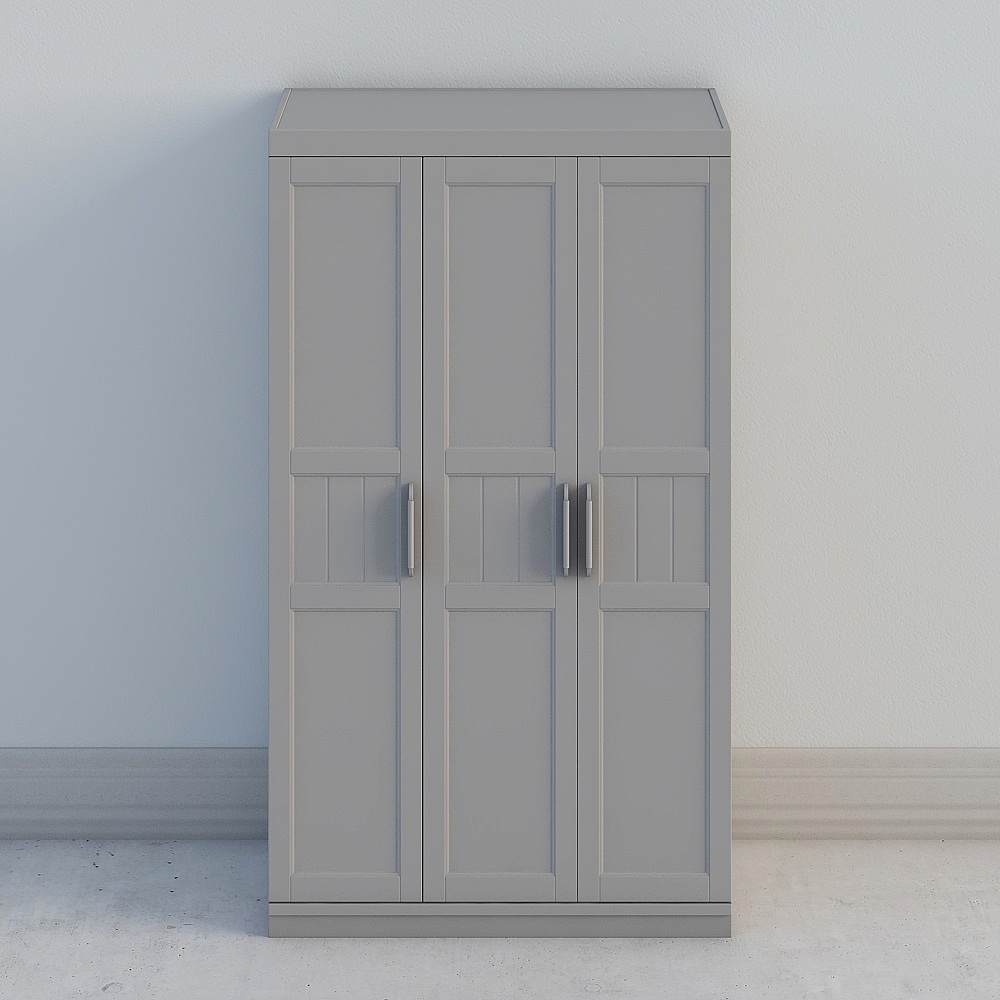 Garde-robe à trois portes 613