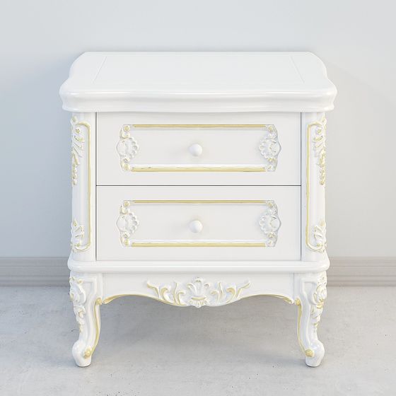 Elegant 3D Nightstand Model for Modern Spaces