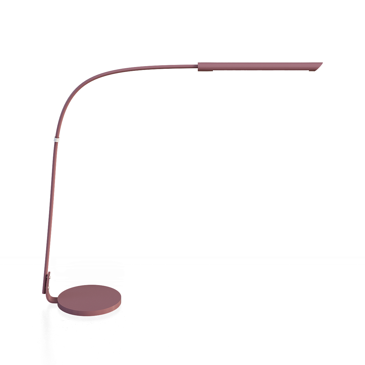 Unique Polygonal Table Lamp 3D Model – Pink Metallic Design