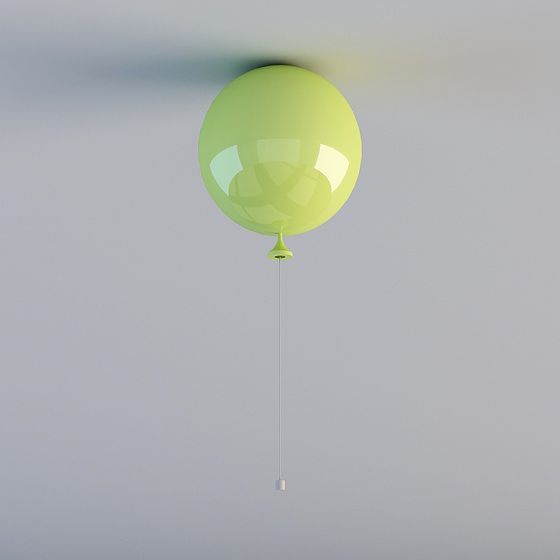 Futuristic Low-Poly Chandelier 3D model