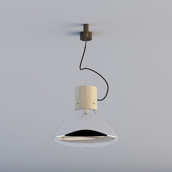 Modern Minimalist Pendant Light 3D model