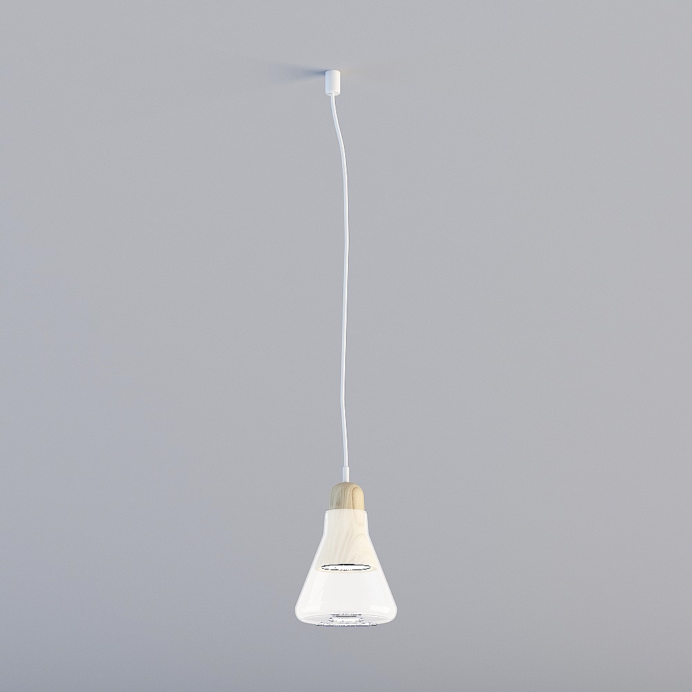 Modern Low-Poly Chandelier 3D model