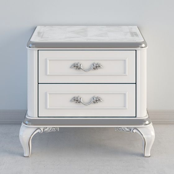 Elegant 3D Nightstand Model for Modern Interiors