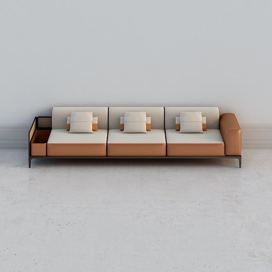 Urban Comfort 3D model Sofa for Modern Interiors