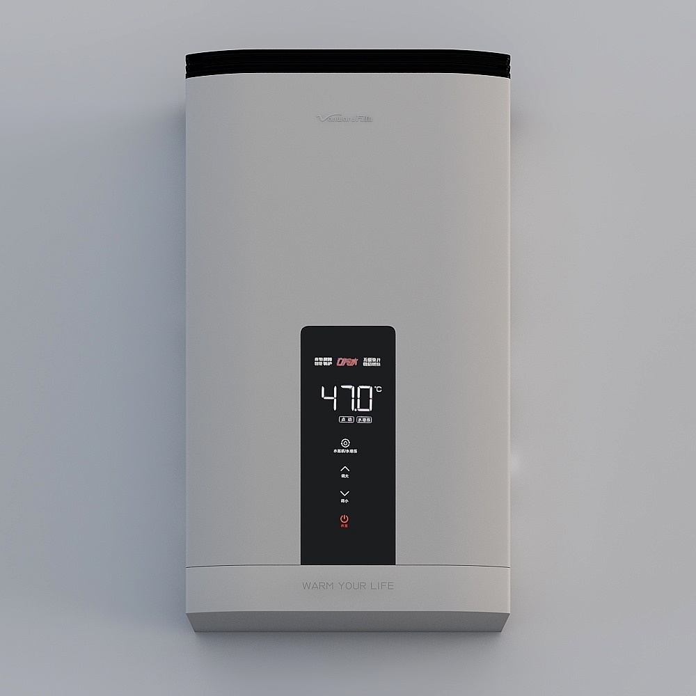 Wan and - square water heater