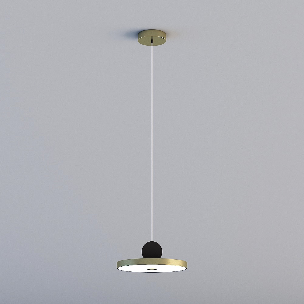 Modern Minimalist Chandelier 3D model