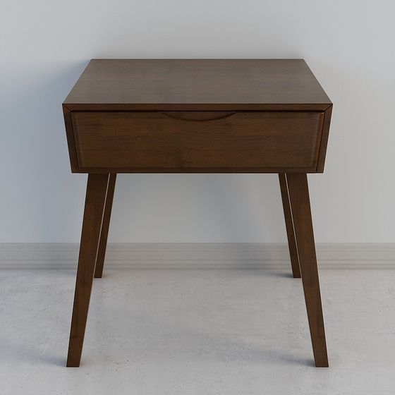 Mid-Century Modern Side Table 3D model