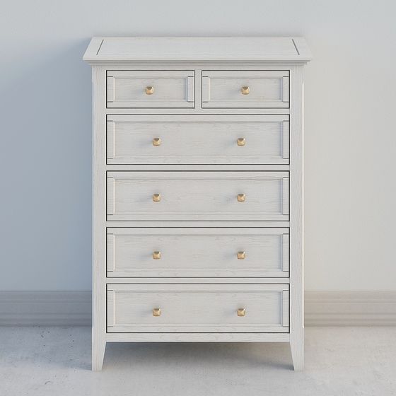 Simple Storage Cabinet 3D model