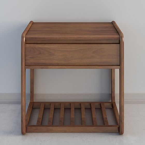 Elegant Minimalist Side Table 3D model