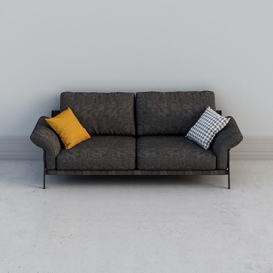 Urban Comfort 3D model Sofa for Modern Spaces