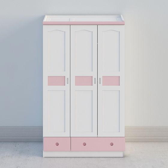 Dreamy Wardrobe 3D model for Creative Spaces