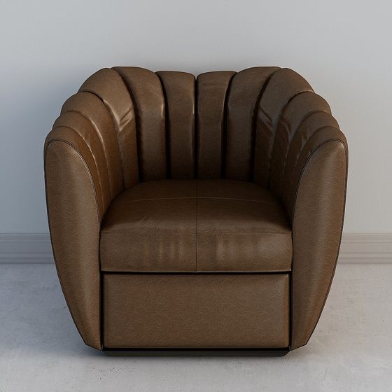 Vintage Leather Chair 3D model