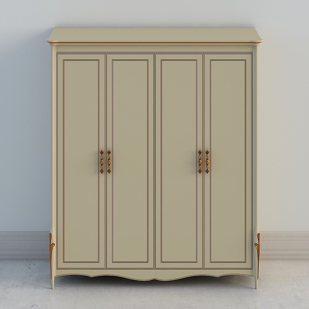 TE-880C3 four-door wardrobe