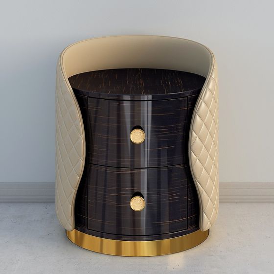 Elegant 3D Nightstand Model for Modern Interiors