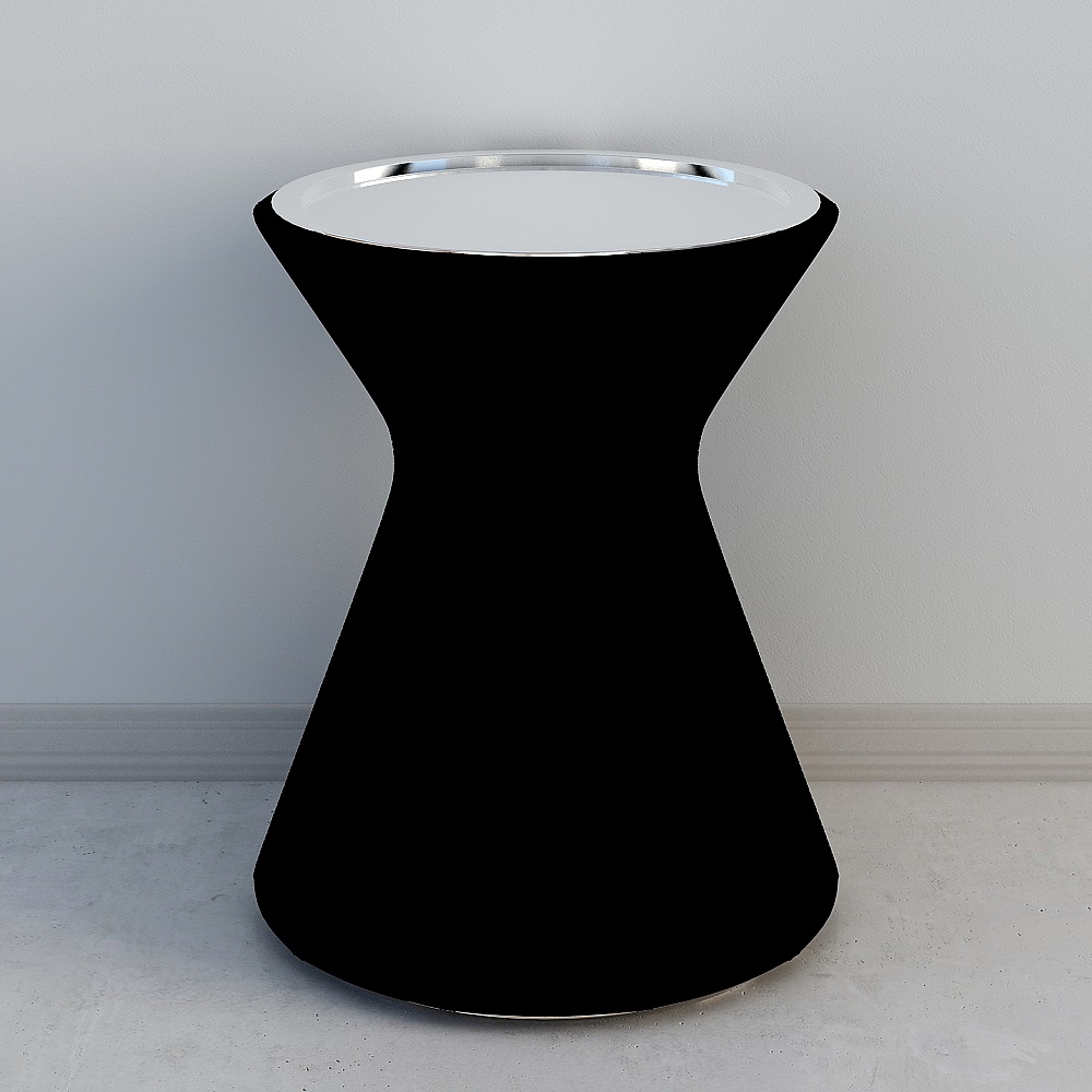 Streamlined Side Table 3D model