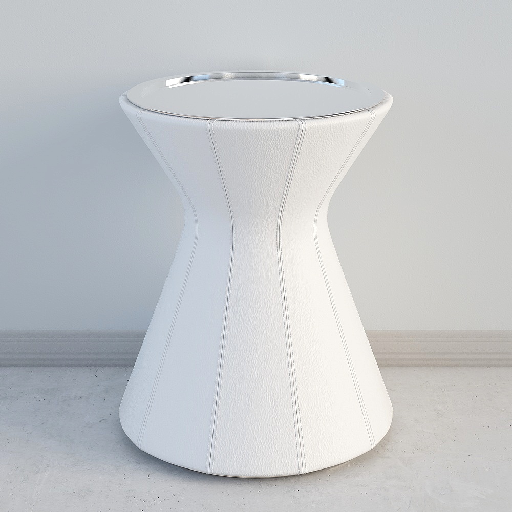 Sleek Low-Poly Side Table 3D model