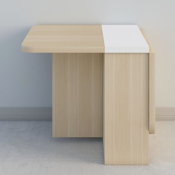 Two-Tone Desk 3D model