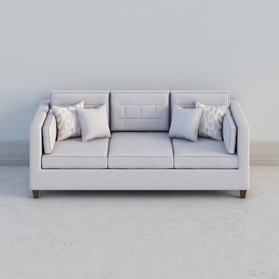 Sofá de tres plazas Habitat - SF060A-3_Render