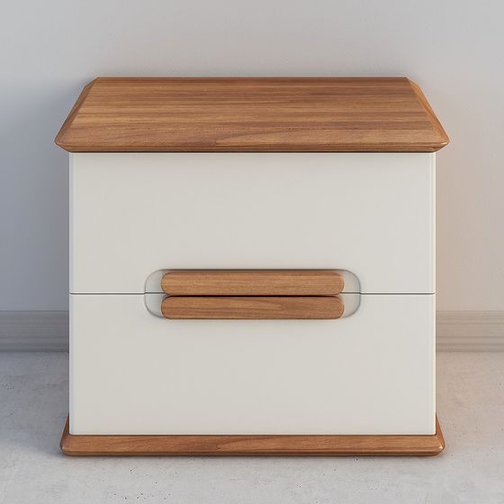 Modern Minimalist Nightstand 3D model