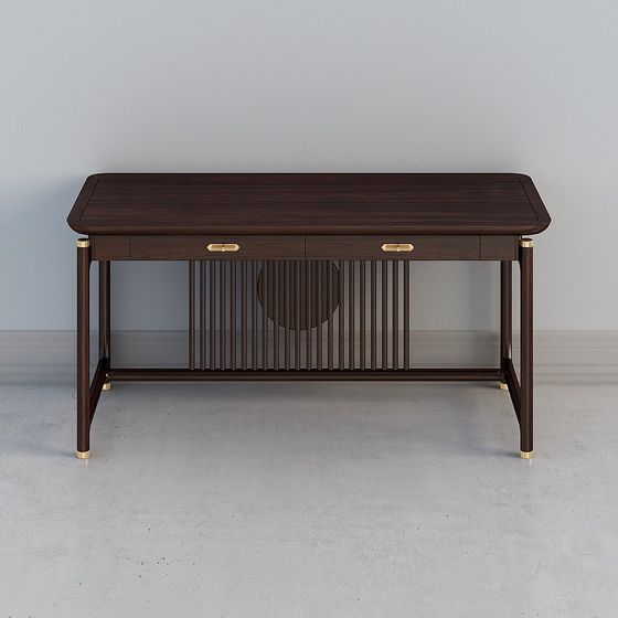 Mid-Century Modern Console Table 3D model