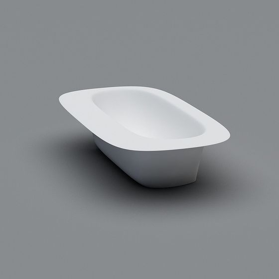 Low Poly Modern Bathtub 3D model