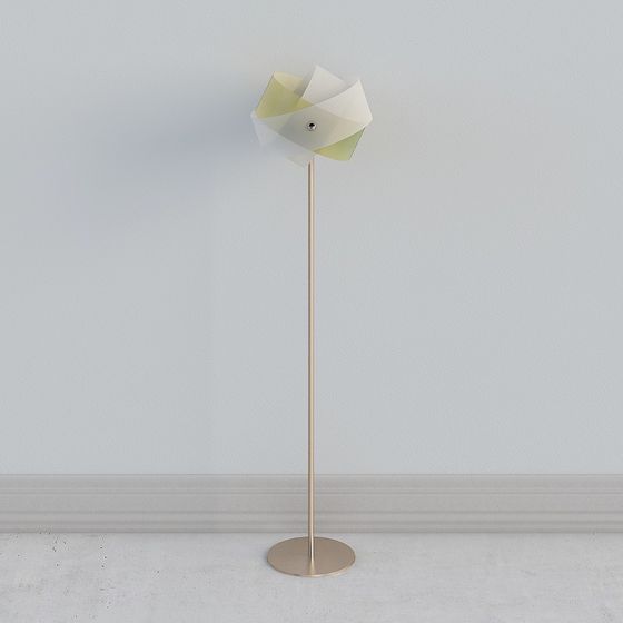 Origami Lamp 3D model for Contemporary Interiors