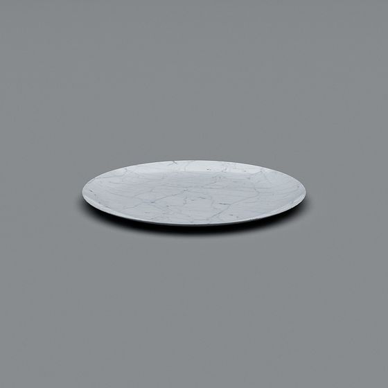 Elegant Marble Plate 3D model for Creative Projects