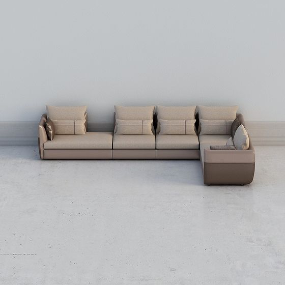 Urban Comfort Sofa 3D model