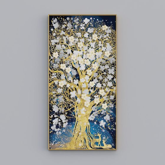 Mystical Night Tree 3D model