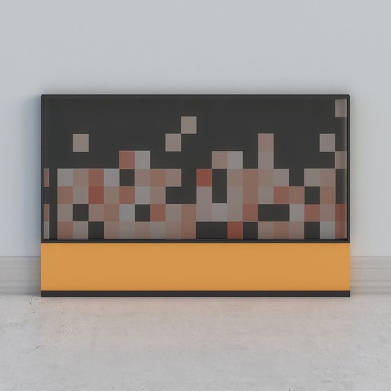 Pixel Gallery 3D model for Modern Design