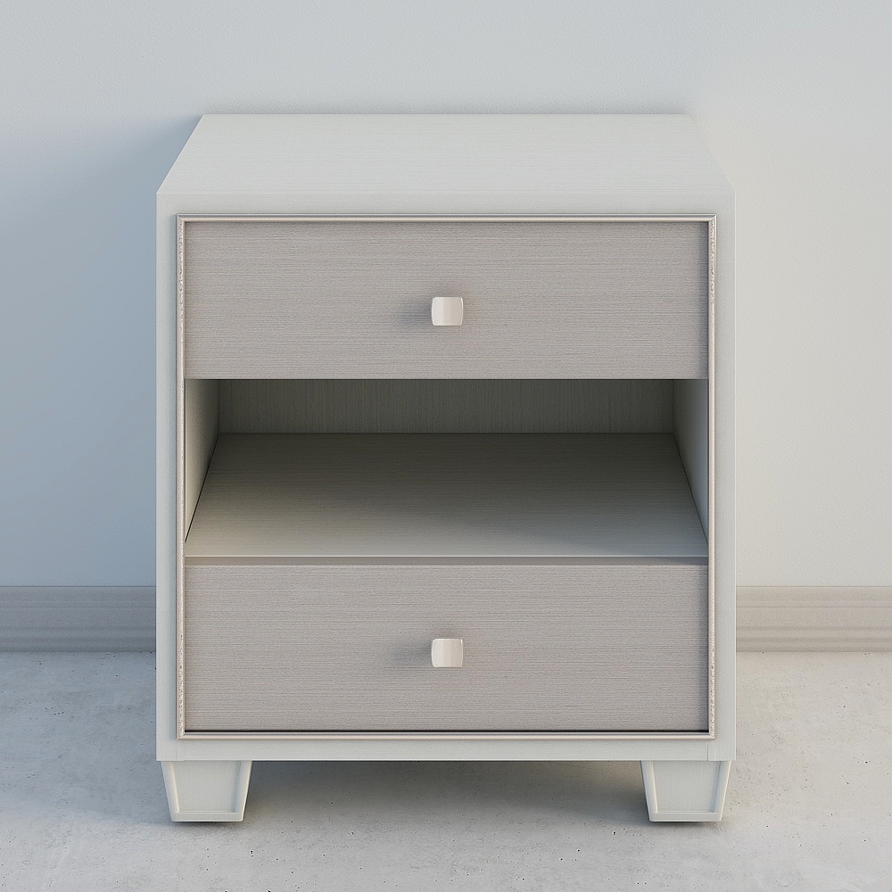 Yvonne Art Barlow/Simple Modern Bedside Table White Bedroom Bedside Cabinet Small Locker 045B-25
