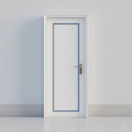 Modern Minimalist 3D model Door Design