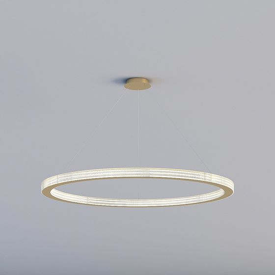 Halo Ring Pendant Light 3D model