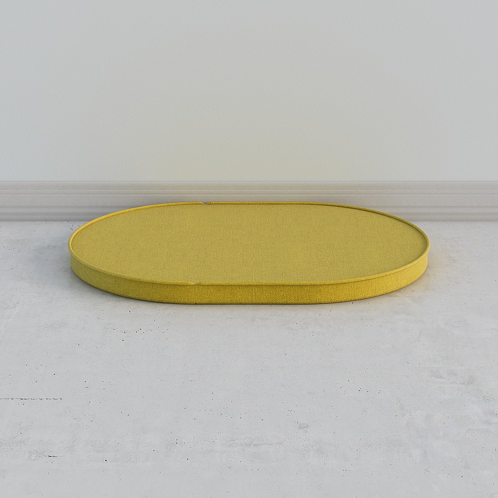 Vibrant Round Rug 3D model