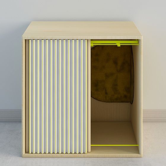 Скрипящий скрытый кошачий шкаф 1