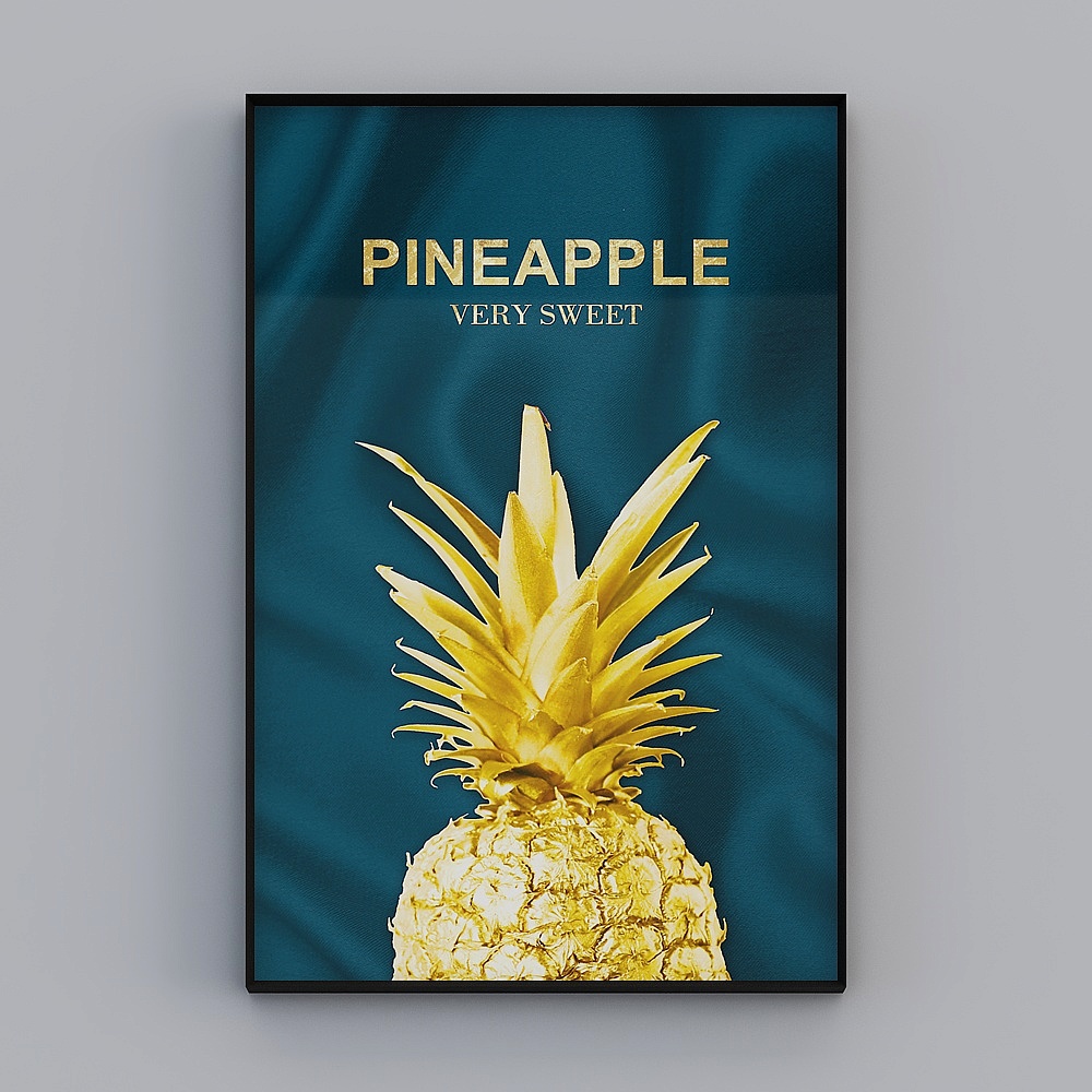 Kippoon Moderno Verticale Singolo per Soggiorno con Cornice Nera Dipinto Decorativo di Fiori 60x90cm