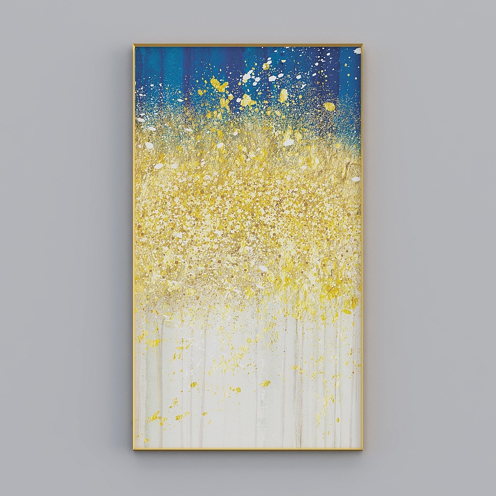 Kippoon light luxury xuan vertical gold box 90x160cm tree ewzrj-jc-1