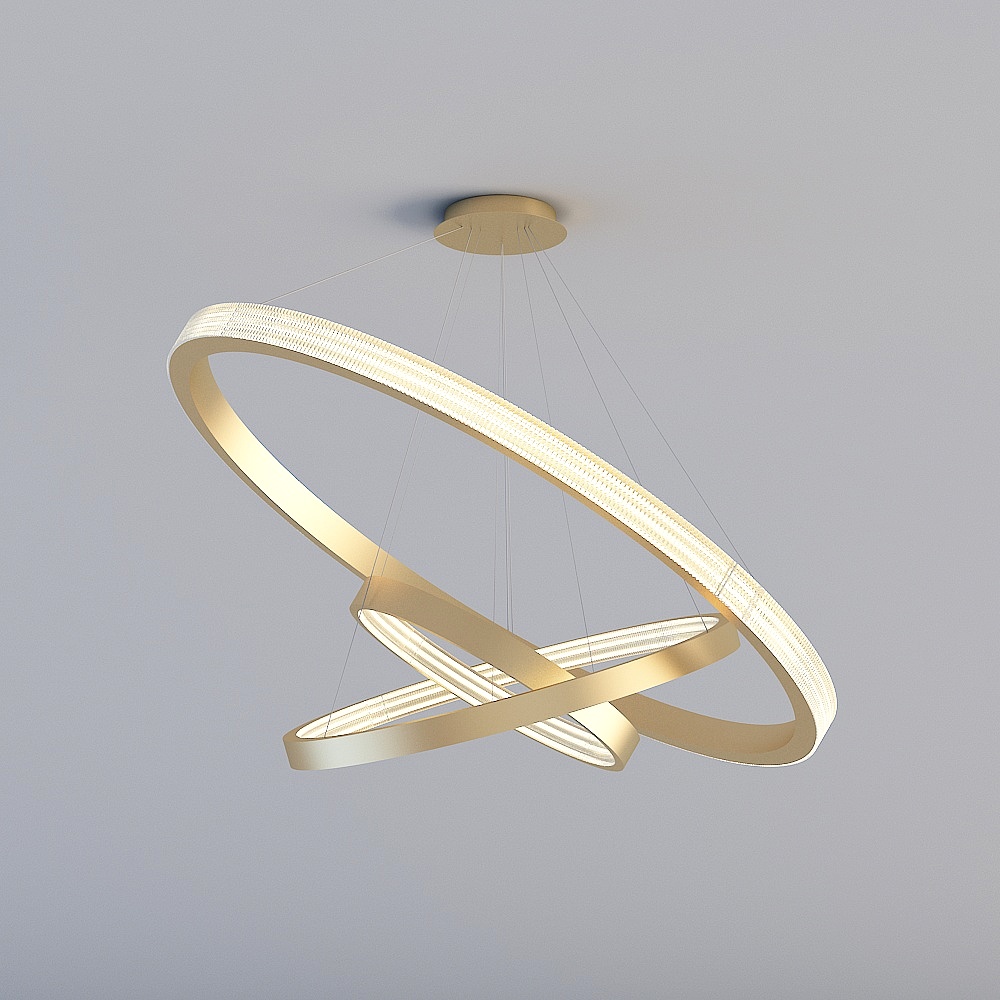 Le Luci 3D sono tutte YGDS - Lampadario da Ristorante di Lusso Moderno - 3025 - Combinazione Tre Rotondi