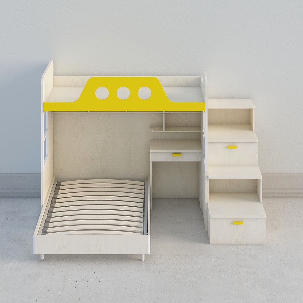 Индивидуальная-сочетанная кровать-5-1(высота лестницы)