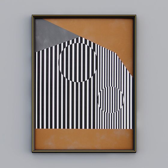 Stunning Abstract Line Art 3D model