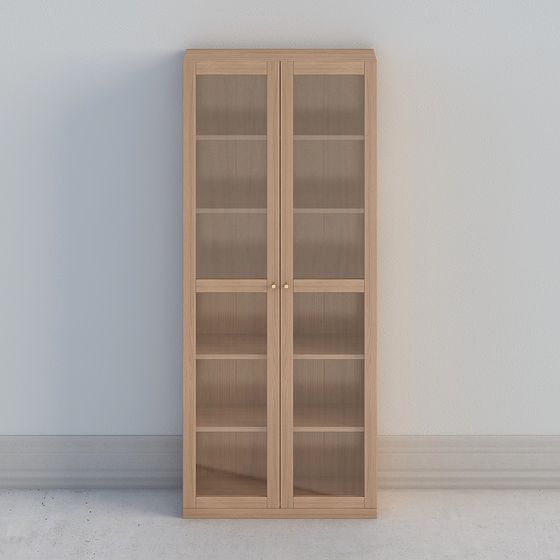 Source Wood Prague Series Gray Bookcase