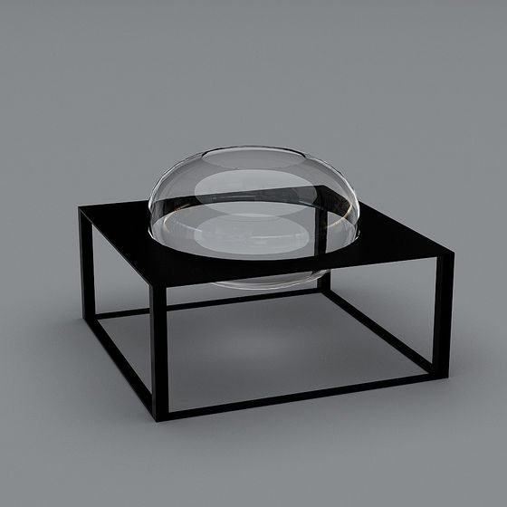 Floating Glass Bowl 3D model