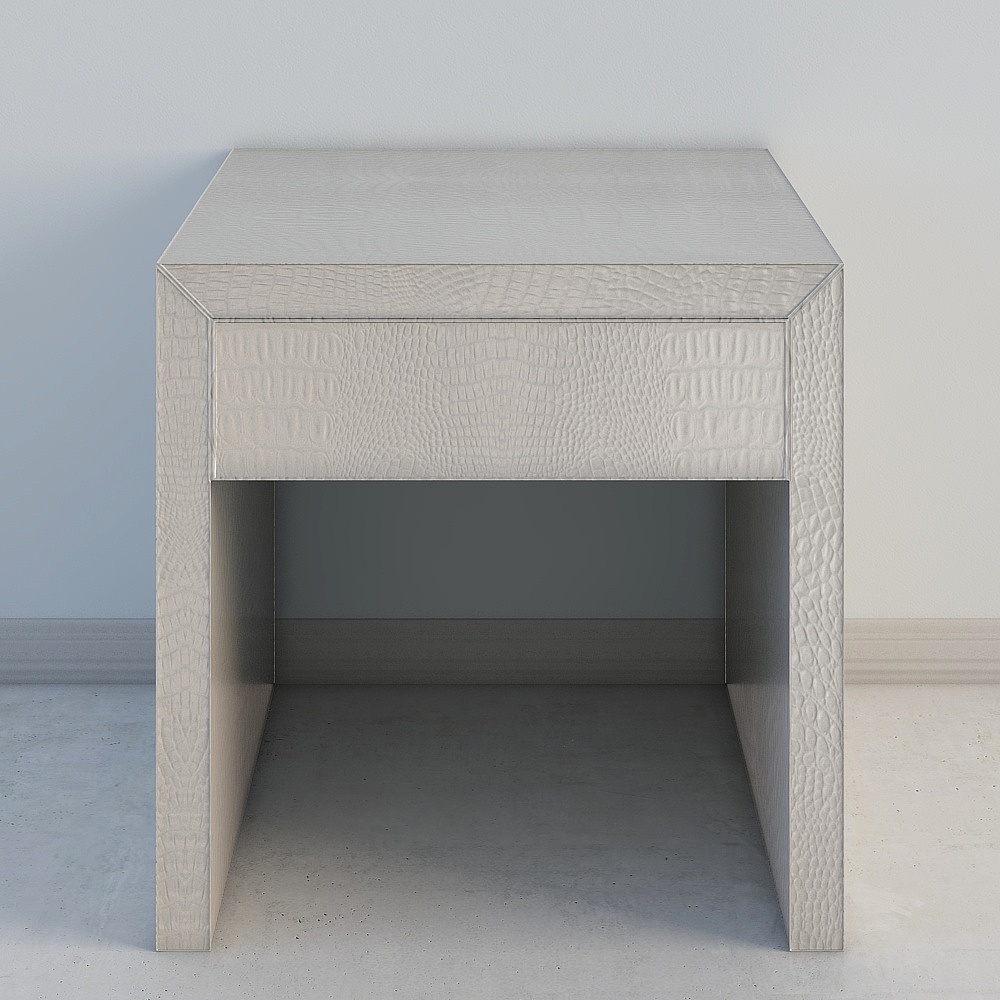 Crocodile Pattern Side Table 3D model