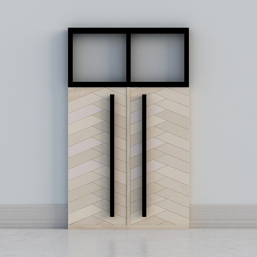 modern wooden rdark high double door