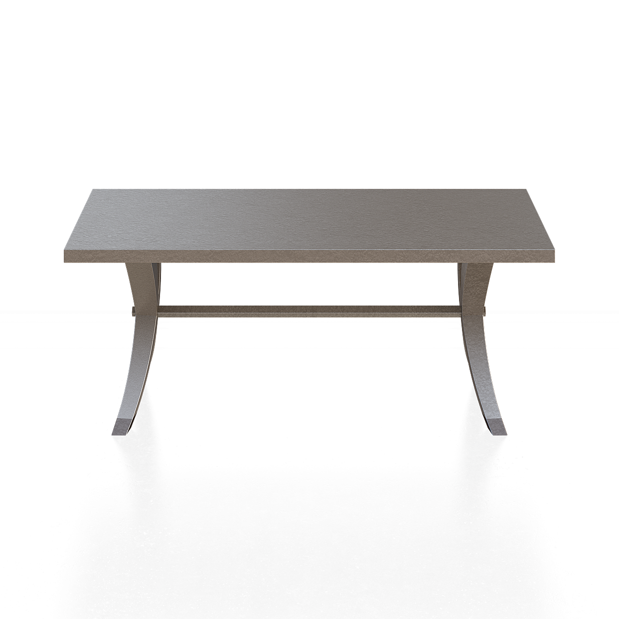Urban Style Table 3D Model – Marble Surface with Metal Legs