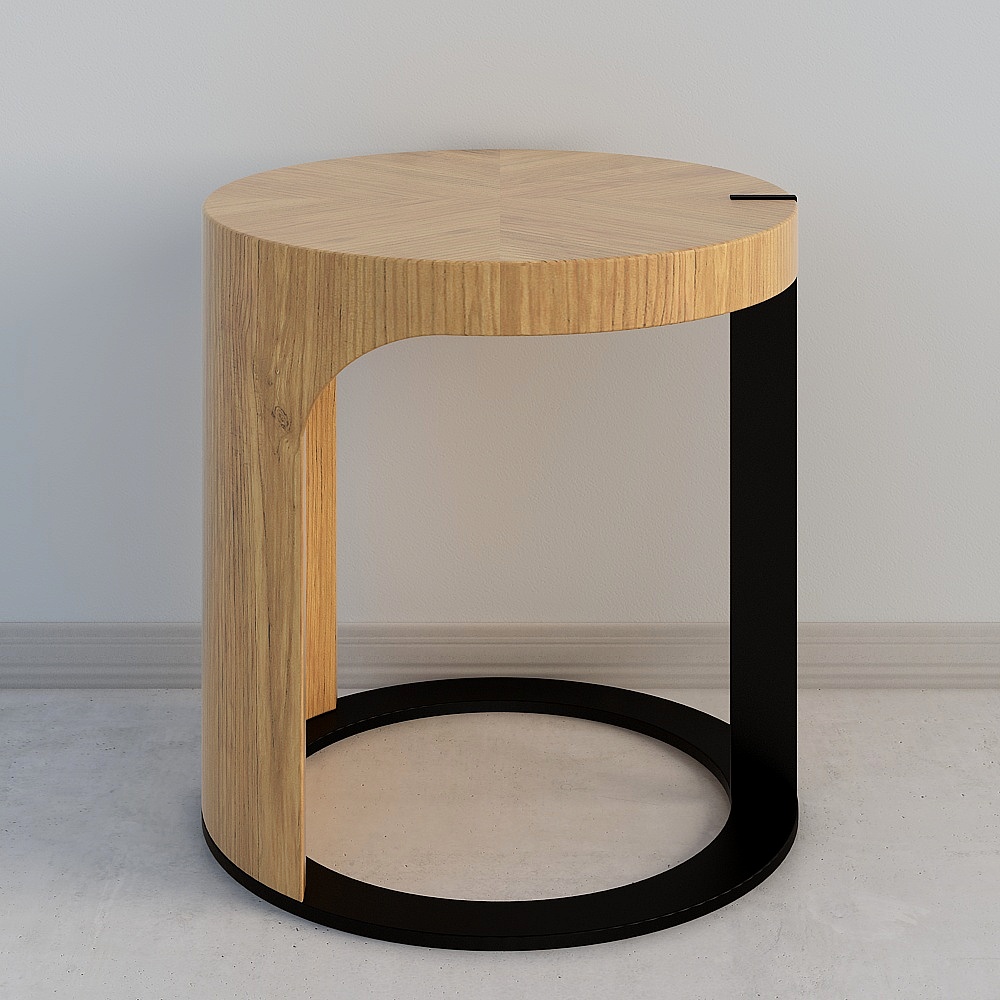 Low-Polygon Round Table 3D Model Design