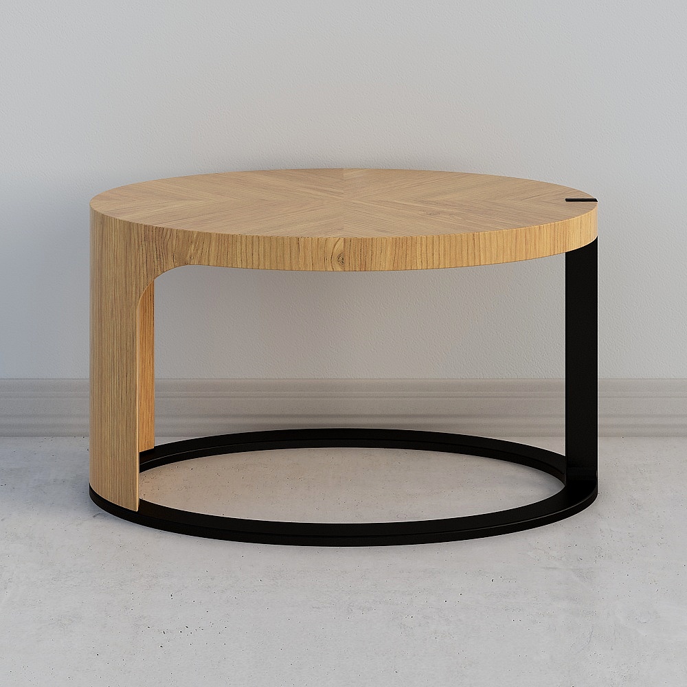 Stylish Round Coffee Table 3D model